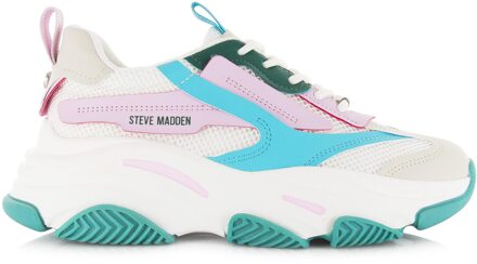 Steve Madden Possession-e pink turquoise lage sneakers dames Roze - 37