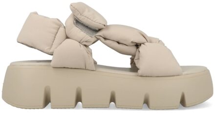 Steve Madden Sandalen Bonkers SM11002465-04004-022 Grijs / Beige maat