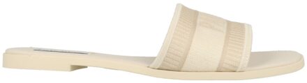 Steve Madden Slippers Knox SM11002574-04004-350 Beige maat