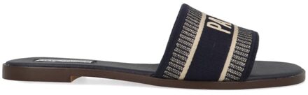 Steve Madden Slippers Knox SM11002574-04004-463 Blauw maat