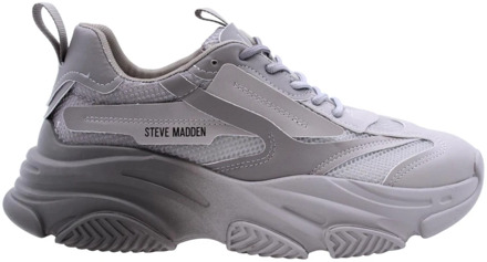 Steve Madden Stijlvolle Herensneakers Steve Madden , Gray , Heren - 45 Eu,46 Eu,41 Eu,44 Eu,43 EU