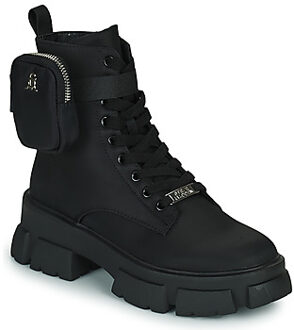 Steve Madden Tanker-P biker boot met afneembaar etui Zwart - 40