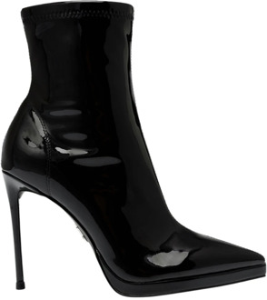 Steve Madden Zwarte Kaylani Enkellaars met Stiletto Hak Steve Madden , Black , Dames - 39 EU