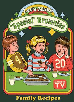 Steven Rhodes Let's Make Special Brownies Hoodie - Green - L Meerdere kleuren