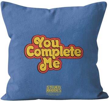 Steven Rhodes You Complete Me Square Cushion - 40x40cm