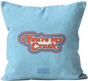 Steven Rhodes You're My Crush Square Cushion - 40x40cm