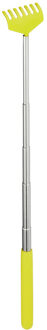 Stevige gele uitschuifbare ruggenkrabber 56 cm
