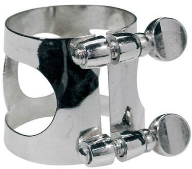 Stewart Ellis LIG-TS-CH rietbinder voor tenorsaxofoon rietbinder voor tenorsaxofoon, chroom, voor plastic mondstuk
