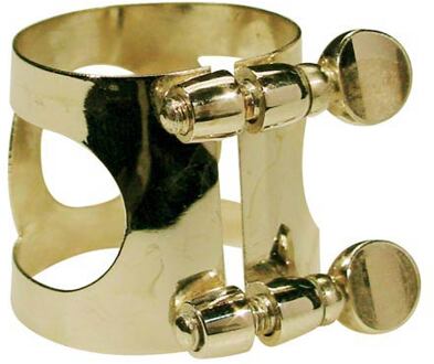Stewart Ellis LIG-TS-GD rietbinder voor tenorsaxofoon rietbinder voor tenorsaxofoon, goudlak, voor plastic mondstuk