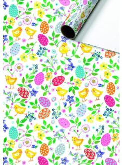 Stewo cadeaupapier pasen eggwina, formaat 70 x 200 cm