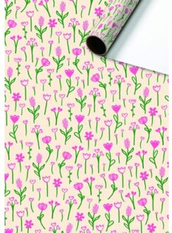 Stewo cadeaupapier primavera, formaat 70 x 200 cm