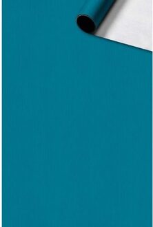 Stewo cadeaupapier uni basic, formaat 70 x 200 cm., kleur zeegroen