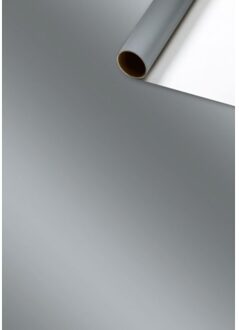 Stewo cadeaupapier uni plain, formaat 70 x 5 m, zilver