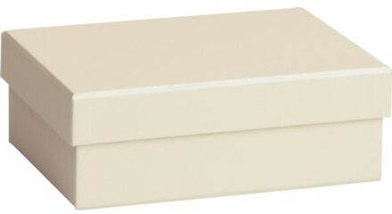 Stewo geschenkdoosje one colour gebroken wit, formaat 12 x 16,5 x 6 cm
