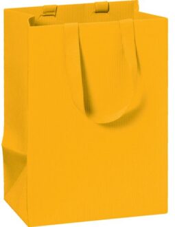 Stewo geschenktasje basic, formaat 10 x 8 x 14 cm., kleur oranje