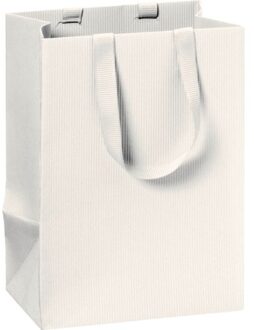 Stewo geschenktasje one colour gebroken wit, formaat 10 x 8 x 14 cm