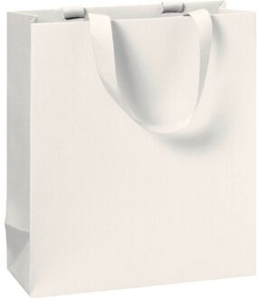 Stewo geschenktasje one colour gebroken wit, formaat 18 x 8 x 21 cm