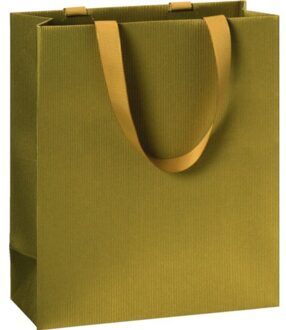 Stewo geschenktasje one colour goud, formaat 18 x 8 x 21 cm