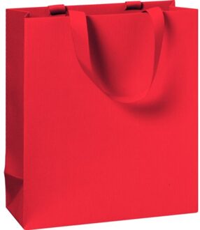 Stewo geschenktasje one colour rood, formaat 18 x 8 x 21 cm