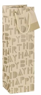 Stewo geschenktasje verjaardag  vinci, formaat 11 x 10,5 x 36 cm