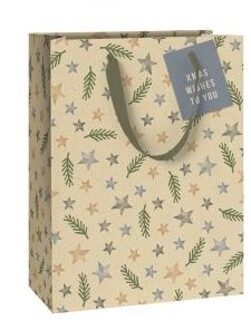 Stewo kerst geschenktasje mindful naruto, formaat 23 x 13 x 30