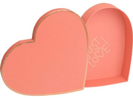 Stewo valentijnsdag giftbox heart, formaat 20 x 20 x 8 cm. - amita rose