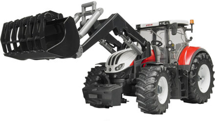 Steyr 6300 Terrus CVT met frontlader (03181) Rood