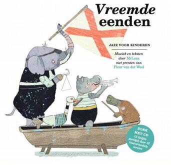 Stichting Jazz Voor 0 Tot 99 Vreemde eenden + CD - Boek Mr Luca (9082133415)