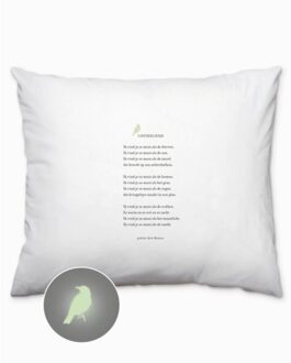 Stichting Plint Plint Kussensloop 'Liefdesliedje' Bette Westera - Poezie Om Te Kussen - Bette Westera