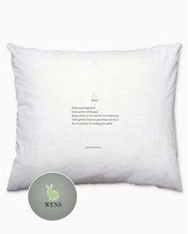 Stichting Plint Plint Kussensloop 'Wens' Bart Moeyaert - Poezie Om Te Kussen - Bart Moeyaert