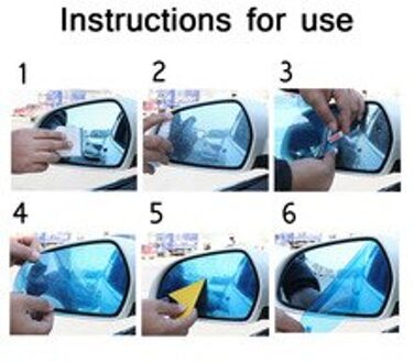 Sticker Anti-Fog Film Auto Vrachtwagen Waterdichte Beschermende Shield Anti-Glare