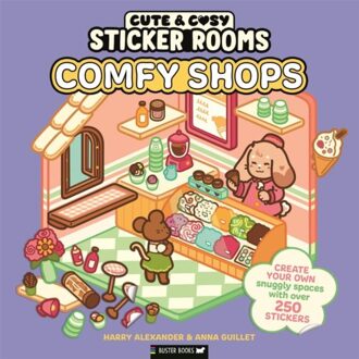 Sticker Rooms: Comfy Shops - Cute & Cosy - Harry Alexander
