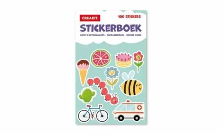 Stickerboek met 100 stickers