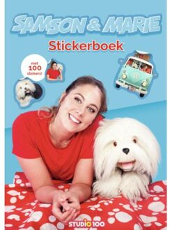 stickerboek Samson & Marie junior blauw 100 stickers