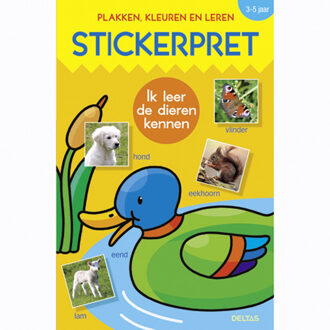 Stickerpret Ik Leer Dieren Kennen