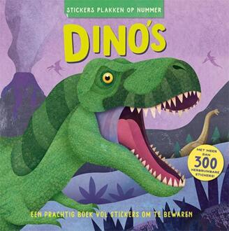 Stickers plakken op nummer - Dino's -   (ISBN: 9789463549189)