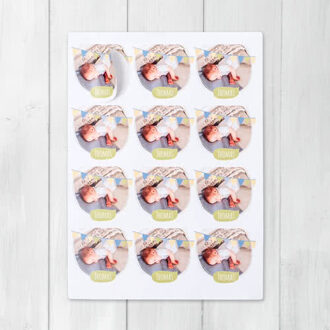 Stickers voor bedankjes Rond (set van 12)