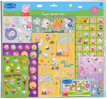 Stickerset Peppa Pig XL Multikleur - Print