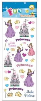 Stickervel prinses en kasteel - Stickers Multikleur