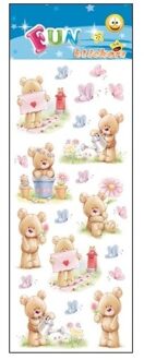 Stickervel teddyberen