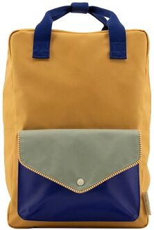 Sticky Lemon Backpack Large Meadows Envelope camp yellow schooltas kind Multicolor - H 38 x B 27 x D 13 cm