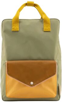 Sticky Lemon Backpack Large Meadows Envelope map green schooltas kind Multicolor - H 38 x B 27 x D 13 cm