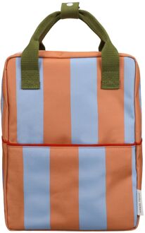 Sticky Lemon Lemon Tree Kinderrugzak - Strepen - Medium cloud blue - maple whirl schooltas kind Multicolor - H 32 x B 23.5 x D 13 cm