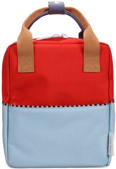 Sticky Lemon Small Backpack Colourblocking Wonders red hat-zissou blue Multicolor - H 26 x B 20 x D 13 cm