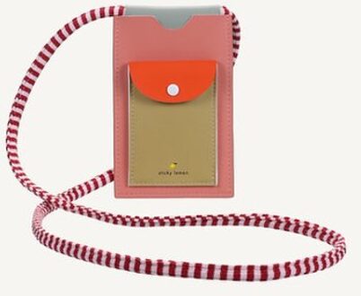 Sticky Lemon telefoontasje wonders of the deep sea - coral pink