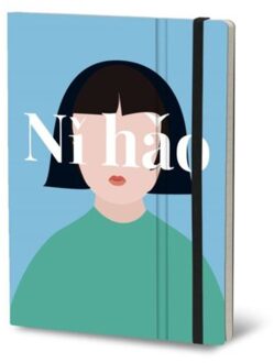 Stifflexible notitieboekje diversity, 15 x 21, ni hao