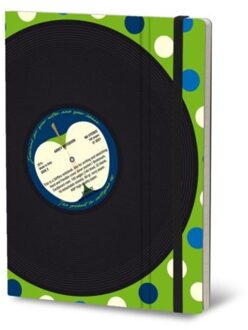 Stifflexible notitieboekje vinyl, 19 x 25 cm, abbey