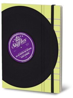Stifflexible notitieboekje vinyl, 19 x 25 cm, classic