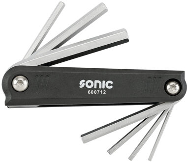 Stiftsleutelset inbus in klaphouder 7-dlg. 600712