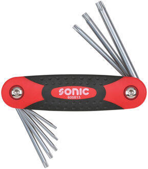 Stiftsleutelset TX in klaphouder 8-dlg.